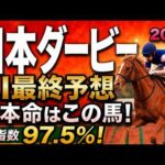【日本ダービー2026最終結論】軍師AI最終・競馬予想｜1ライヒスアドラー17ロブチェン、枠順で崩れた本命…枠順確定によって評価が上がった馬・能力は高いが勝ちやすくない馬・展開一つで頭まである伏兵とは