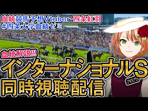 英G1 インターナショナルS 2025 ダノンデサイル出走!【海外競馬同時視聴】競馬ライブ #四条大学血統ゼミ