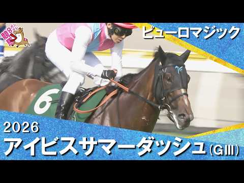 【衝撃のレコードV】2026年アイビスサマーダッシュ(GⅢ) ピューロマジック【カンテレ公式】