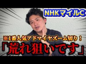 【NHKマイルカップ2025】【実践】1番人気アドマイヤズーム切り宣言！荒れ狙いで勝負！