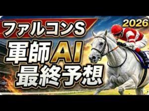 【2026ファルコンS｜軍師AI最終競馬予想】枠順確定！ダイヤモンドノット最強説に待った！侮れないフクチャンショウ！1番人気は危険か？強い馬と勝つ馬がズレた一戦の結論？軍師AIの本命・穴馬・買い目公開