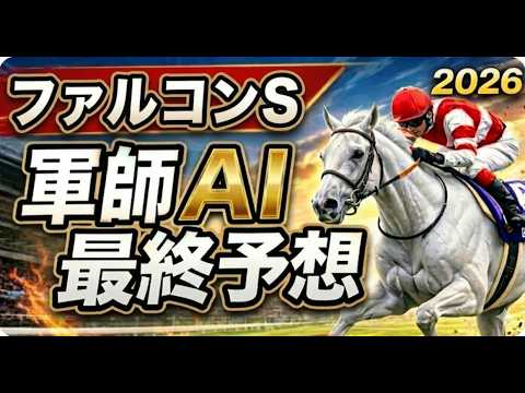 【2026ファルコンS｜軍師AI最終競馬予想】枠順確定！ダイヤモンドノット最強説に待った！侮れないフクチャンショウ！1番人気は危険か？強い馬と勝つ馬がズレた一戦の結論？軍師AIの本命・穴馬・買い目公開