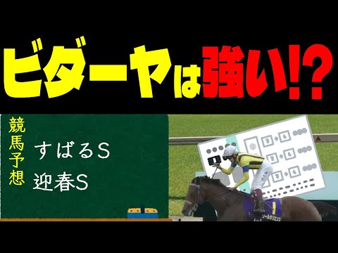 【競馬予想】1月10日中央競馬メインレース予想(すばるS、迎春S)