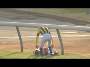 【現地】ジャパンカップゴール後、落馬した後に戸崎騎手の心配をしに行くルメール騎手