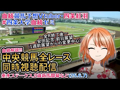 【競馬同時視聴配信】垂水S,2歳新馬戦開幕 2025 ほか全R対象 中央競馬ライブ 四条大学血統ゼミ