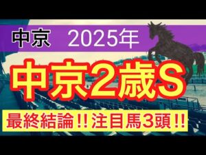 【中京2歳ステークス2025】蓮の競馬予想(最終結論)〜新潟2歳Sは推奨馬で3着内独占