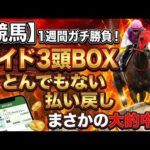 【競馬】1週間ワイド3頭ボックスだけで戦ったら、とんでもない払い戻しが…