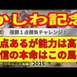 かしわ記念2025競馬予想🔥今年G1・8連続的中男の運命や如何に!?