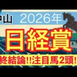 【日経賞2026】蓮の競馬予想(最終結論)〜愛知杯は13番人気セフィロ穴馬推奨
