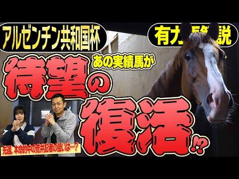 《東スポ競馬ニュース》【アルゼンチン共和国杯2025】有力馬解説!キーワードは「復活」!それぞれが期待する馬を朝日奈ゆうと競馬記者が徹底解説します!