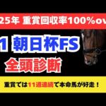 【朝日杯フューチャリティーステークス2025】競馬予想！重賞では11週連続で本命馬が好走！出走馬全頭を解説！