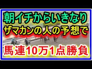 【競馬】トーマスの転落人生。ザマカンの人の予想に乗っていきなり馬連10万1点勝負!!