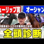 【チューリップ賞＆オーシャンステークス】前回は高評価2頭が馬券内に！あの穴馬が意外な評価？！６年連続プラス男が全頭徹底解説！