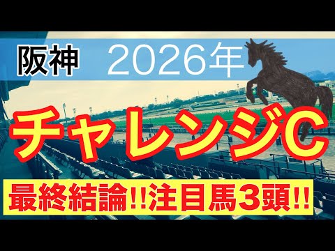【チャレンジカップ2026】蓮の競馬予想(最終結論)〜直近17戦中12戦で推奨馬2頭以上好走
