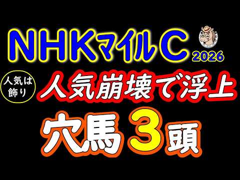 【NHKマイルC2026 穴馬3頭】人気崩壊で浮上する激走候補｜東京芝1600mで買うべき伏兵を徹底分析