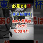 【東京新聞杯2026】エルトンバローズは買いません【競馬予想】