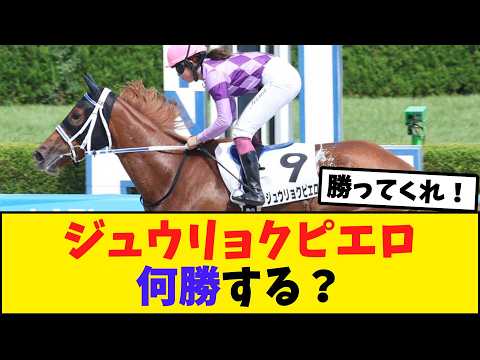 ジュウリョクピエロ、この先どこまで勝てる？競馬ファンの予想がこちら【競馬反応集】