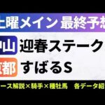 【2026迎春S/すばるS_予想】迎春Sの軸馬は上がりの掛かるコースで巻き返しが期待できるあの馬！
