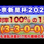 【東京新聞杯2026】前走で最も強い競馬をしたこの馬が100%データに該当！
