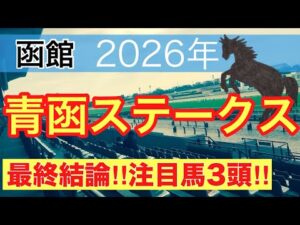 【青函ステークス2026】蓮の競馬予想(最終結論)〜スレイプニルSは9人気リアレスト穴馬推奨