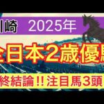 【全日本2歳優駿2025】蓮の地方競馬予想(最終結論)〜チャンピオンズC注目馬3頭中2頭好走