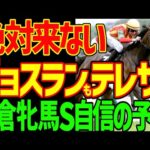 【小倉牝馬S予想】ジョスランもテレサもココナッツブラウンも絶対に来ない！開幕週小倉で外枠も内枠も危険！ルメールは冬眠！北村友一はぶん回し！高配当だ！2026年小倉牝馬ステークス予想動画【競馬ゆっくり】