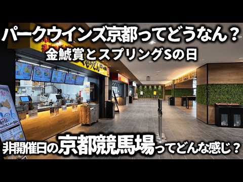 【競馬】パークウインズ京都ってどうなん？金鯱賞とスプリングSの馬券を買いに非開催日の京都競馬場へ行ってきたら、グルメも充実！快適環境で競馬予想できる指定席に座り競馬に酒に楽しめた！