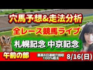【競馬 JRAレース予想ライブ】 午前の部 勝ち馬が見つかる競馬
