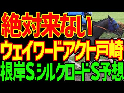 【根岸S、シルクロードS予想】戸崎圭太は絶対に来ない！ウェイワードアクトは沈むし！インユアパレス川田も！武豊ヤブサメも！自信のある予想！2026年根岸S、シルクロードS予想動画【競馬ゆっくり】