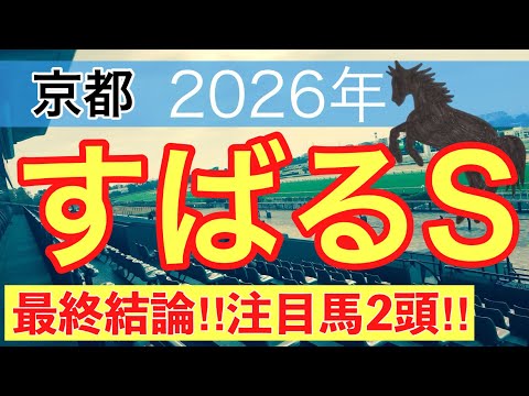 【すばるステークス2026】蓮の競馬予想(最終結論)〜東京大賞典は注目馬と穴馬で馬券内独占