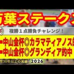 万葉ステークス2026競馬予想🔥9連続G1的中男の本命馬は！？