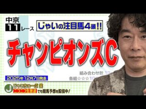 【競馬】チャンピオンズカップでのじゃいの予想【勝ち馬予想】