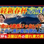 【日経新春杯&京成杯】4強オッズだからこそオイシイ穴馬が配当を伸ばす!意外な本命で激勝を狙う