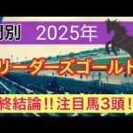 【ブリーダーズゴールドカップ2025】蓮の地方競馬予想(最終結論)