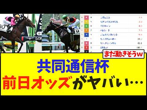 共同通信杯、前日オッズがヤバい…【競馬】