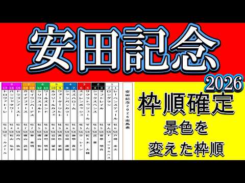 【安田記念2026枠順確定】本命候補3頭では終われない 景色を変えたのはこの枠順でした