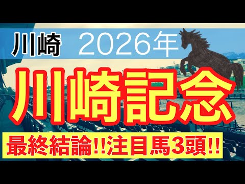 【川崎記念2026】蓮の地方競馬予想(最終結論)