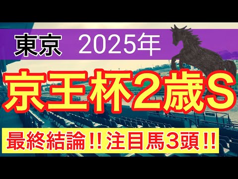 【京王杯2歳ステークス2025】蓮の競馬予想(最終結論)