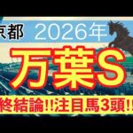 【万葉ステークス2026】蓮の競馬予想(最終結論)〜東京大賞典は注目馬と穴馬で馬券内独占