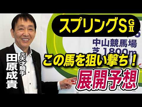【スプリングS2026】元天才騎手・田原成貴が展開予想 この馬が勝ち切る!《東スポ競馬》