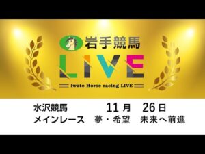 2025年11月26日 岩手競馬LIVE