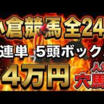 【小倉競馬 全レース勝負】3連単5頭ボックス（人気2×穴3）で14万円突撃した結末…【競馬馬券勝負】