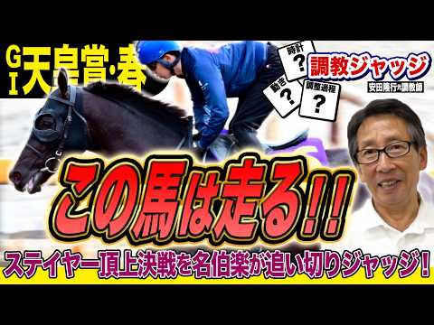 【天皇賞・春2026】「この馬は走る！」安田隆行元調教師が調教ジャッジ　「動き」「時計」「調教過程」を採点しピックアップした4頭を発表！《東スポ競馬ニュース》