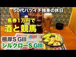 【馬券1万円で酒と競馬】3連単10万馬券を狙ったら100万馬券連発でタラレバすら出ない50代バツイチ独身のおっさん【シルクロードS/根岸S】