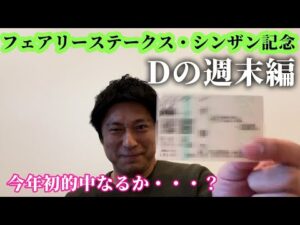 フェアリーステークス、シンザン記念。Dの週末編