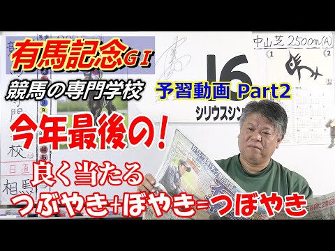 【有馬記念2025】予習動画Part2 絶好調のつぼやきおじさんが有馬もズバリつぼやきます