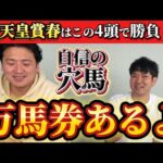 【競馬予想】天皇賞春はこの4頭で勝負!【へデントールなし】