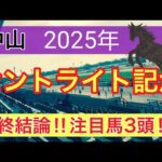 【セントライト記念2025】蓮の競馬予想(最終結論)
