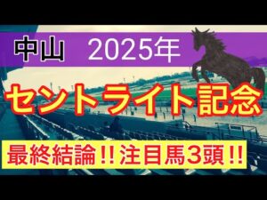 【セントライト記念2025】蓮の競馬予想(最終結論)