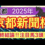 【京都新聞杯2025】蓮の競馬予想(最終結論)〜ユニコーンSの完璧的中に続け